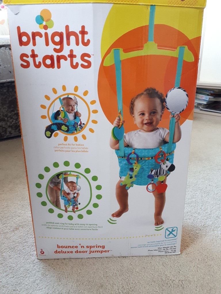 bounce and spring deluxe door jumper